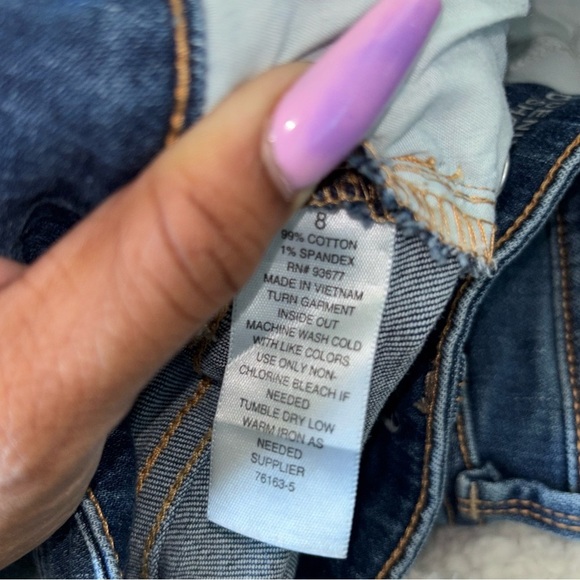 a.n.a Women's Blue Denim Shorts - Picture 4 of 4